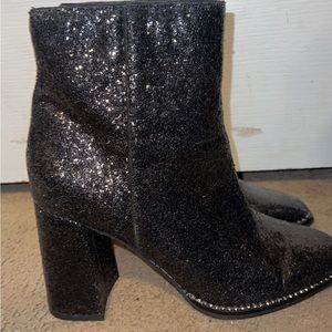 Jessica Simpson heeled booties! Glittery